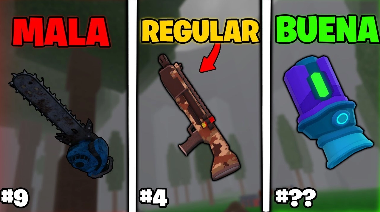 Mejor configuración de armas en 99 noches en el bosque