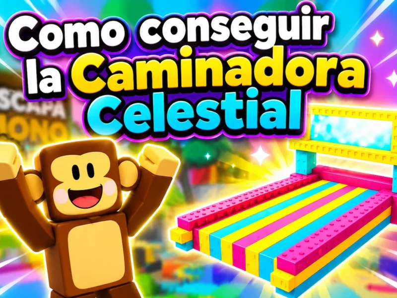 Cómo conseguir la caminadora celestial en Escapa del Mono Roblox