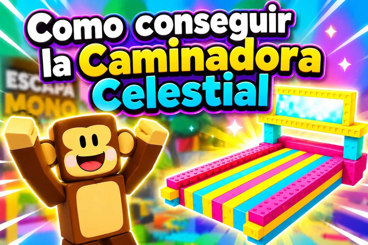 Cómo conseguir la caminadora celestial en Escapa del Mono Roblox